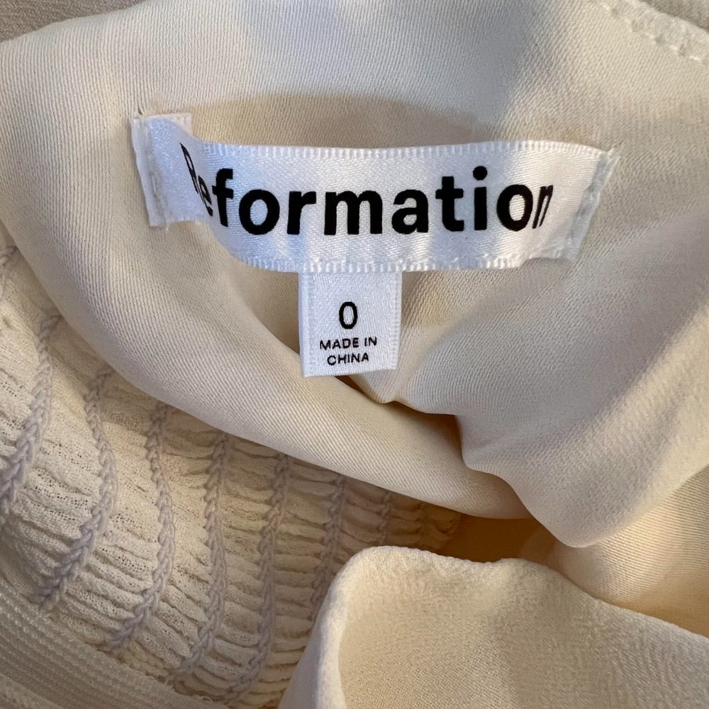 Reformation Bess Dress in Ivory - Picture 13 of 16